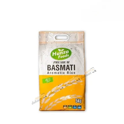 Hunza Foods Basmati Rice 5kg – Premium White Long Grain Rice