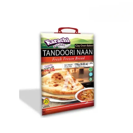Karachi Delight Jumbo Tandoori Naan 4pcs