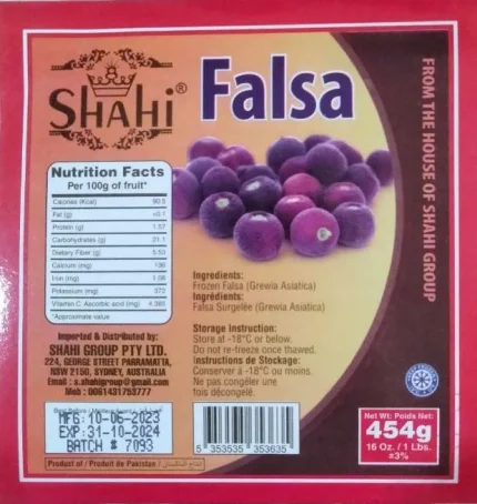 Shahi Pakistani Frozen Falsa 454g