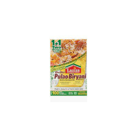 LAZIZA Delhi Pulao Biryani Spice Mix 100GM, Delhi Pulao Biryani Spice