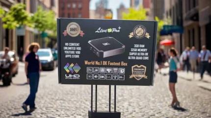 Live TV Pro+ 8K Ultra HD Hybrid TV Box With FREE Mobile App (3 Years Subscription)