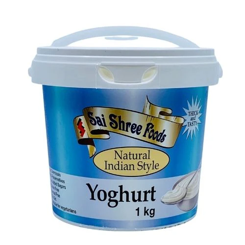 Natural Indian Style Yoghurt 1kg - Sai Shree Natural Indian Style Yoghurt 1kg - Sai Shree
