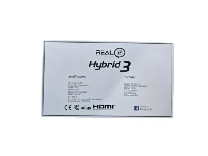 Real Tv Hybrid 3 8k Ultra HD - 2 Year Subscription (2 years free mob sub)